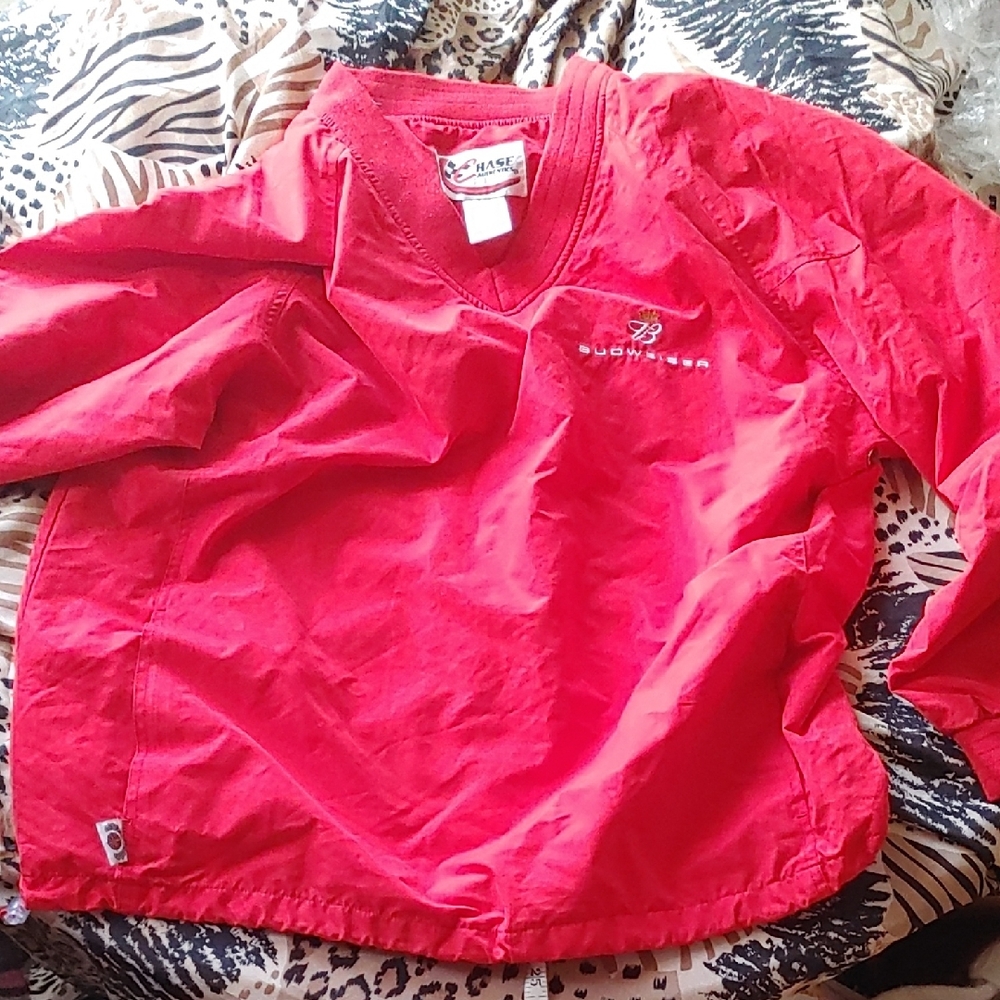 Dale Jr Budweiser Mesh Lined Shirt Sz XL